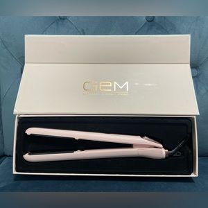 Gem pink 1” hair straightener iron